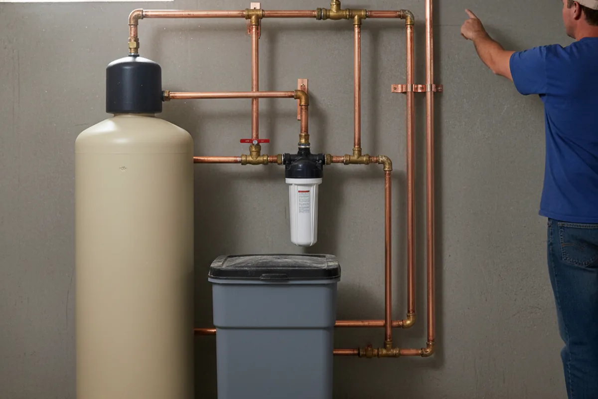 Whole-house water treatment system installed in Milton Mills